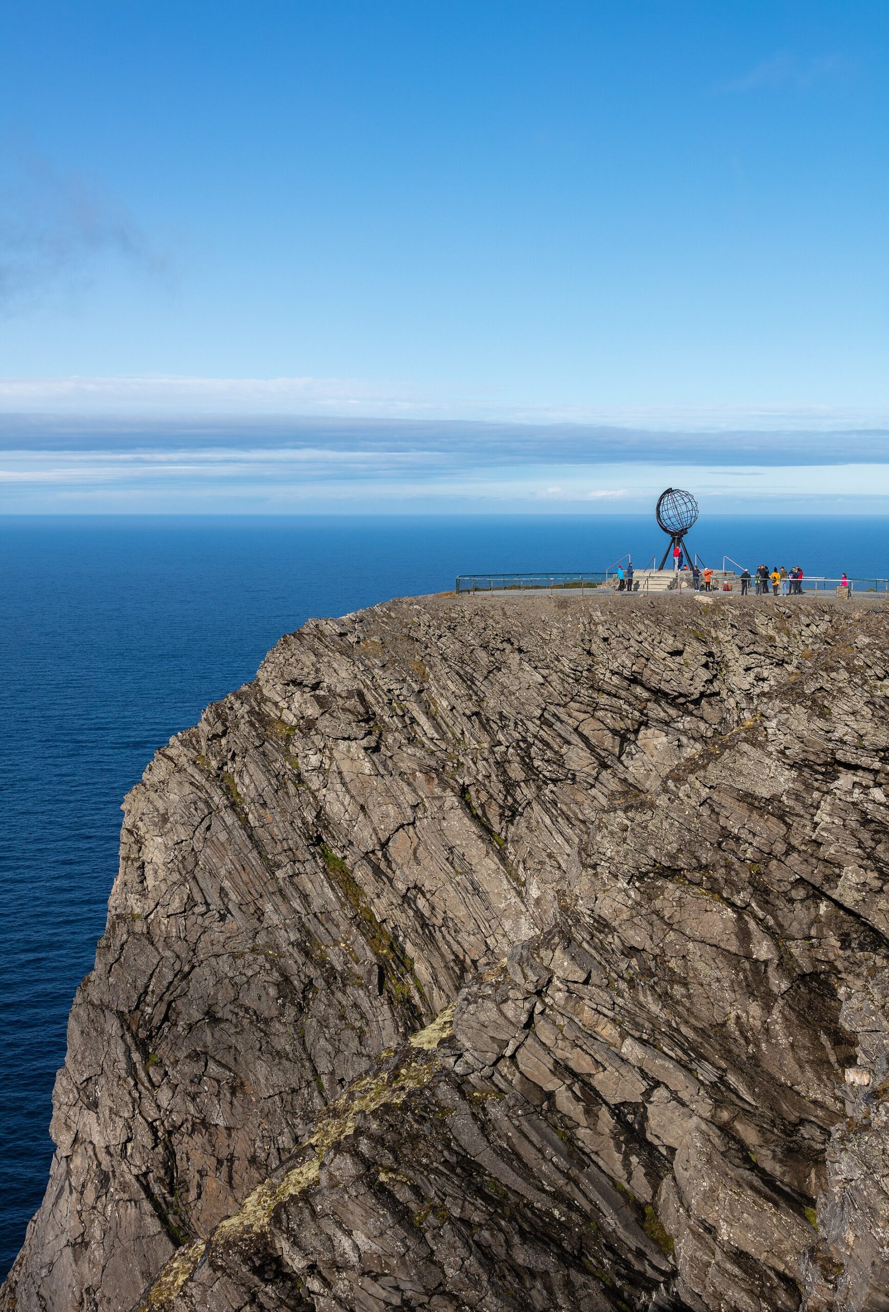 Paisaje costero de Cabo Norte, Noruega
